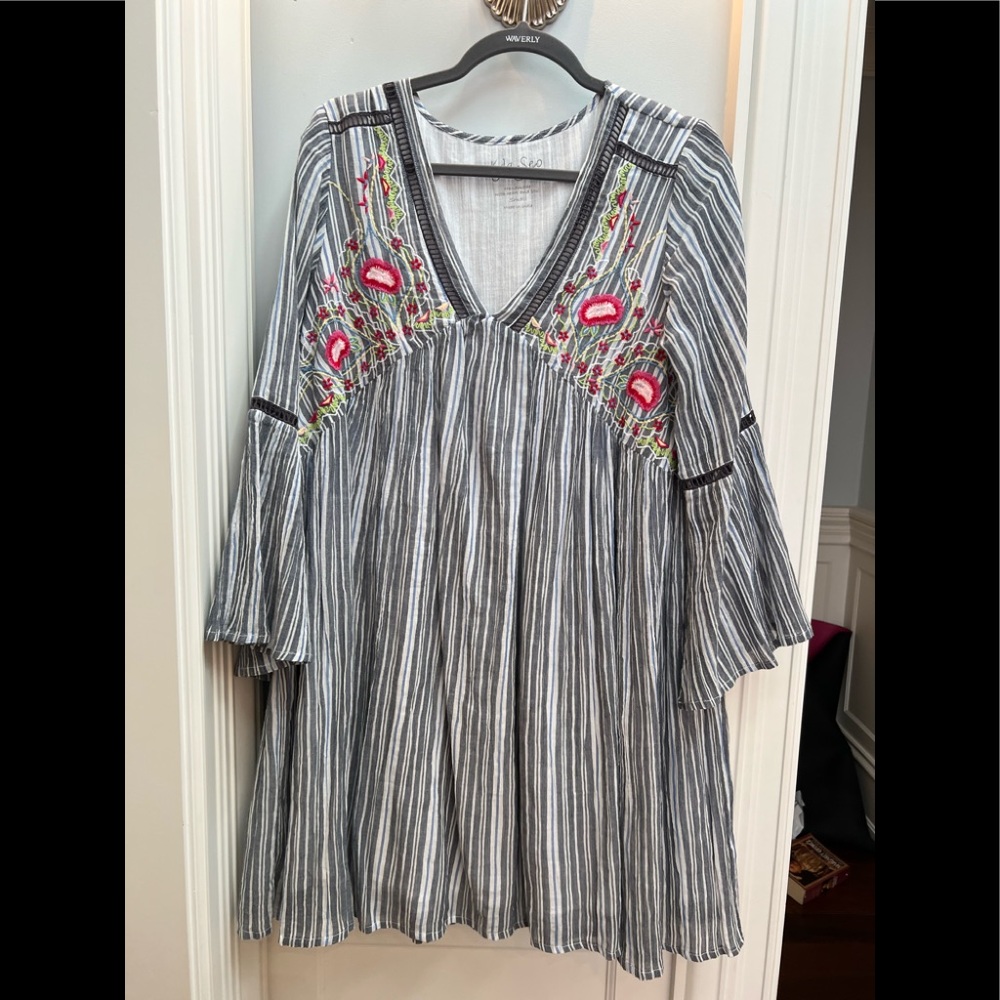 Embroidered Babydoll style dress